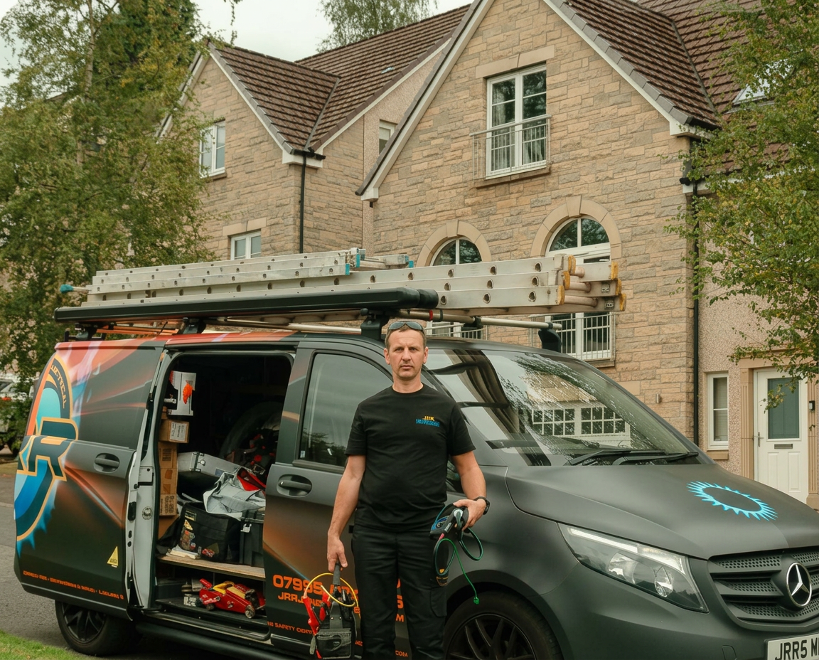 JRR Jurek Gas van in Glasgow